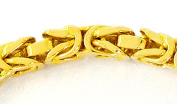Foto 2 - Goldarmband Königsketten Muster massiv Gelbgold 14K/585, K2532